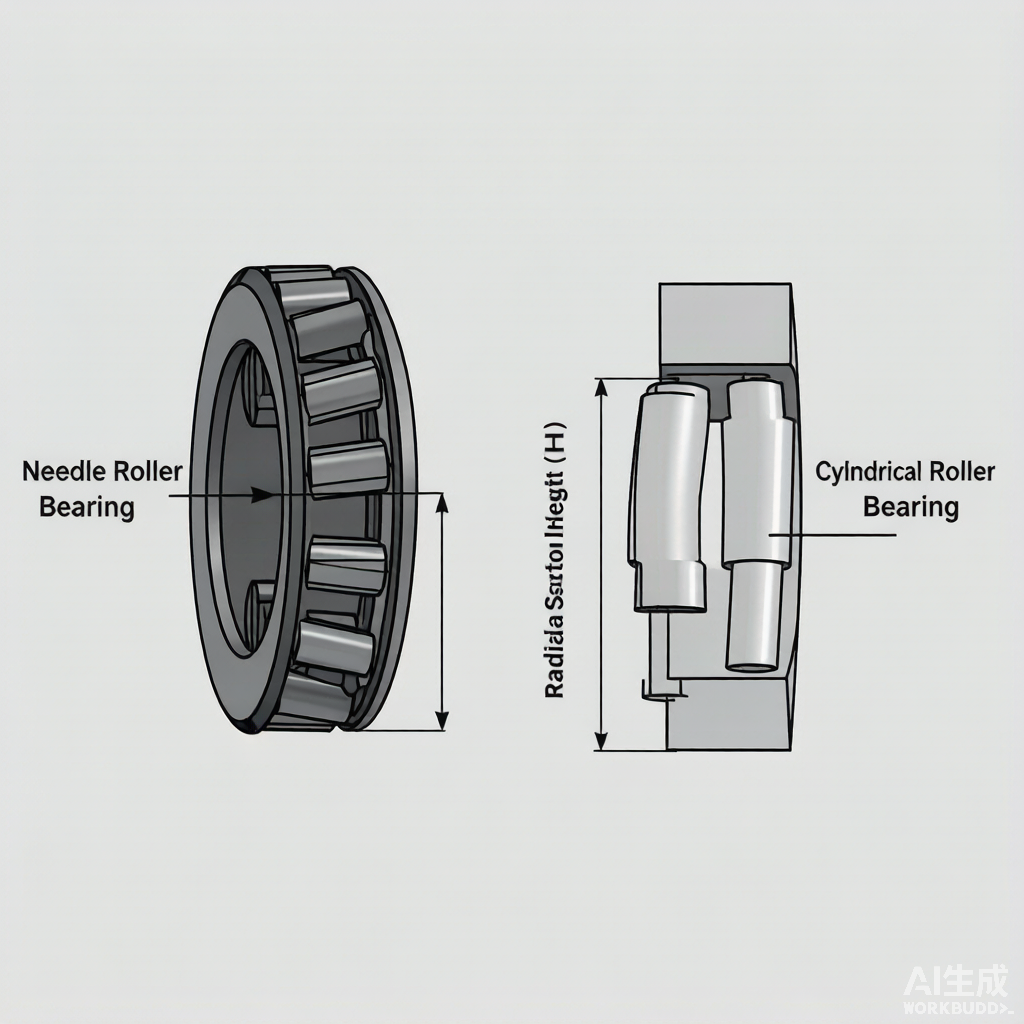Needle roller vs cylindrical roller bearing comparison